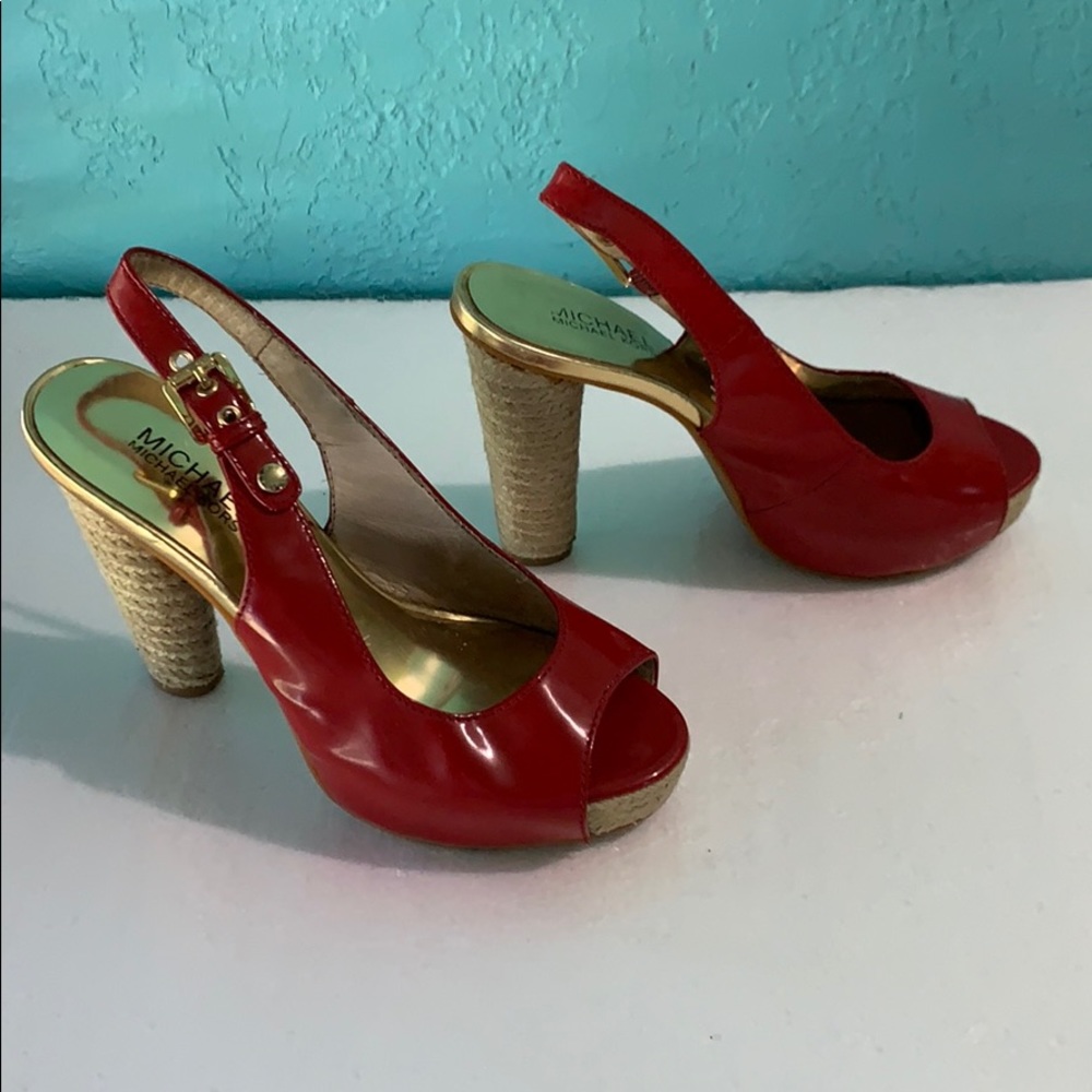 Michael Kors Red Patent size 6.5